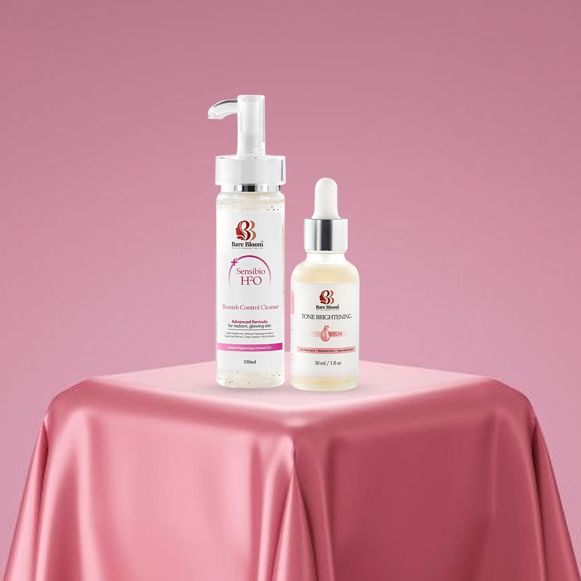 Bright & Clear Duo – Sensibio Cleanser & Tone Brightening Serum